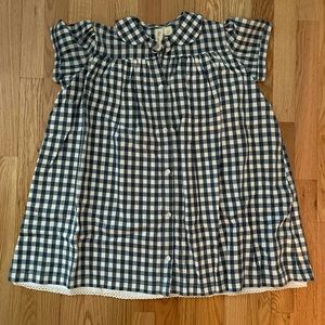 Little Cotton Clothes Blue Gingham Dress